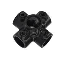 Doos 4-weg kruisstuk - zwart-C / 33,7 mm (20 stuks)